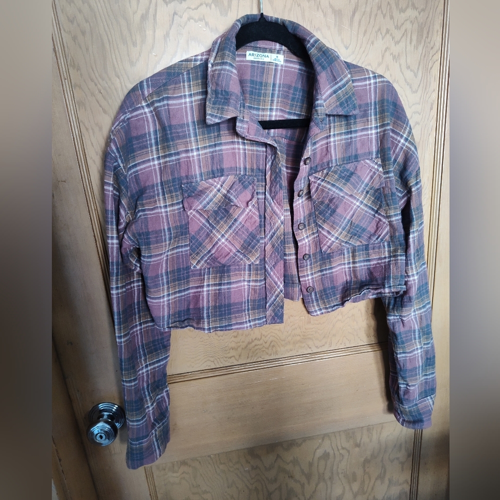 Arizona Jean Co Plaid Flannel Shirt